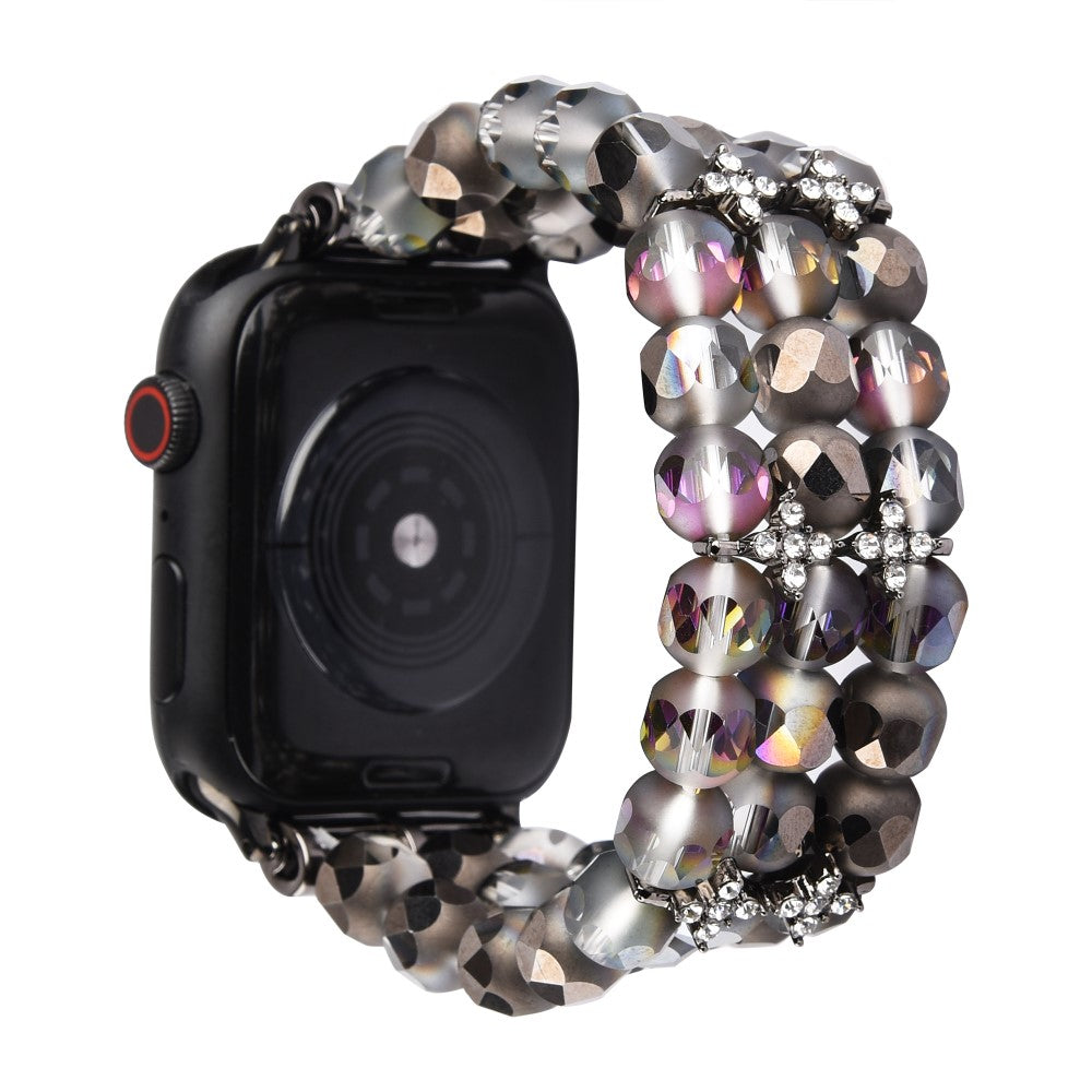 Rigtigt hΓ₯rdfΓΈr Apple Watch Series 7 41mm Rhinsten Rem - Sort#serie_1