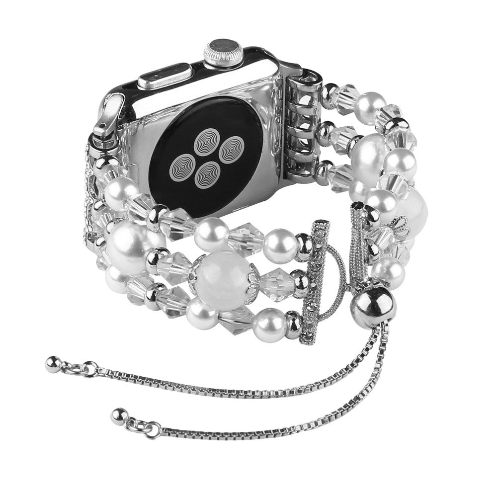 Stilfuld Apple Watch Series 7 41mm Rhinsten Rem - SΓΈlv#serie_1