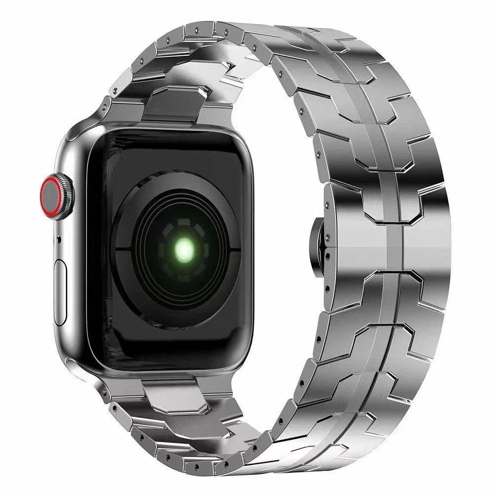 Rigtigt kΓΈnt Apple Watch Series 7 41mm Metal Rem - SΓΈlv#serie_1