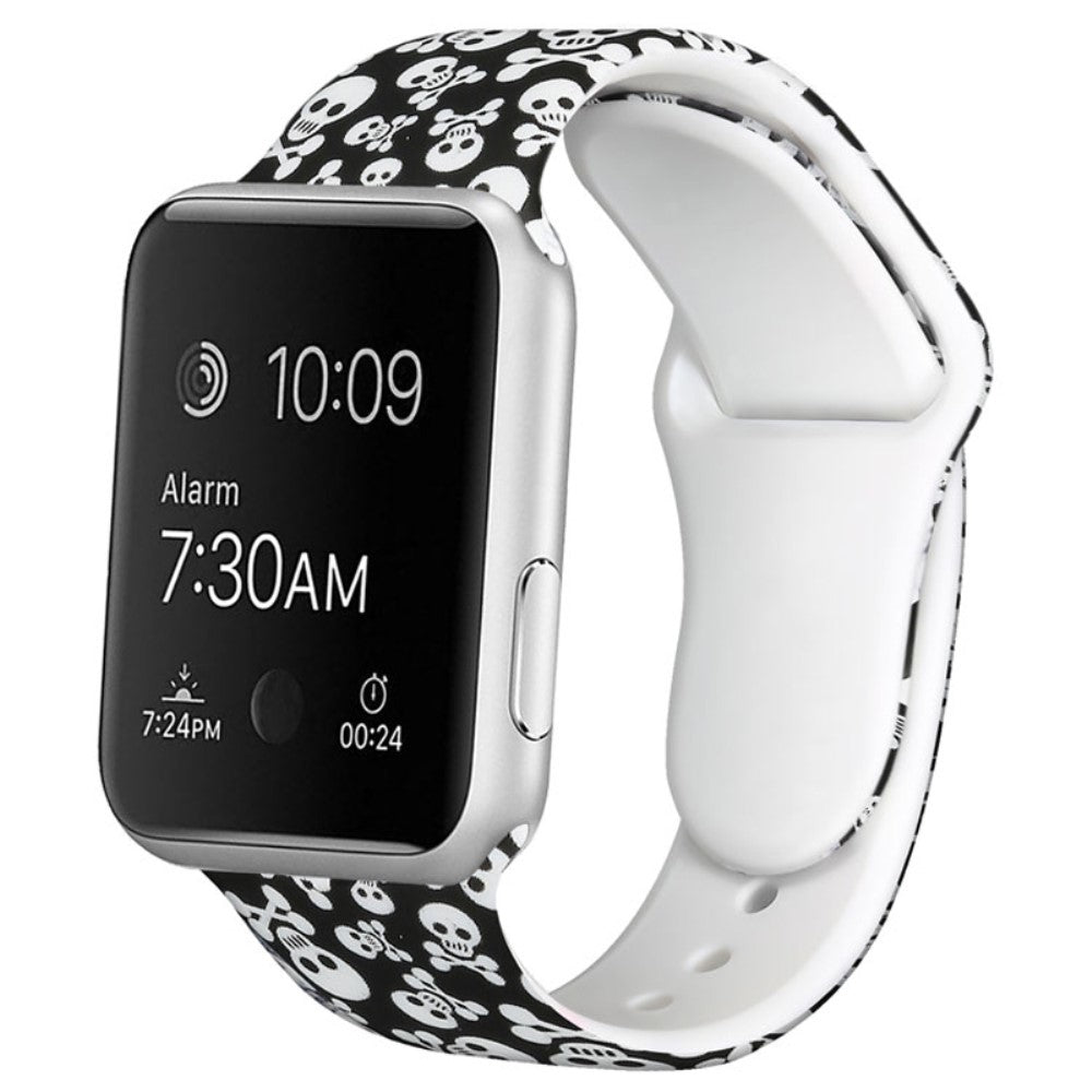 Vildt fint Universal Apple Silikone Urrem - Sort#serie_11