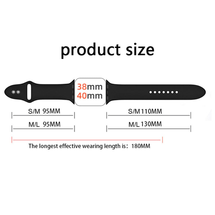 Meget cool Universal Apple Silikone Urrem - Lilla#serie_20