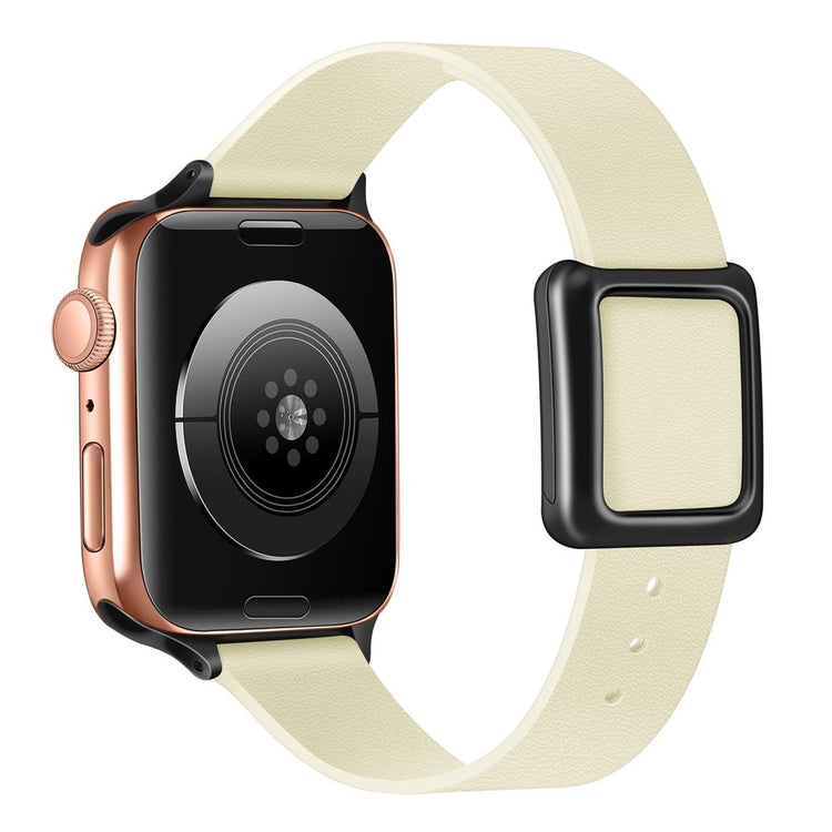 Super fantastisk Universal Apple Ægte læder Rem - Hvid#serie_5