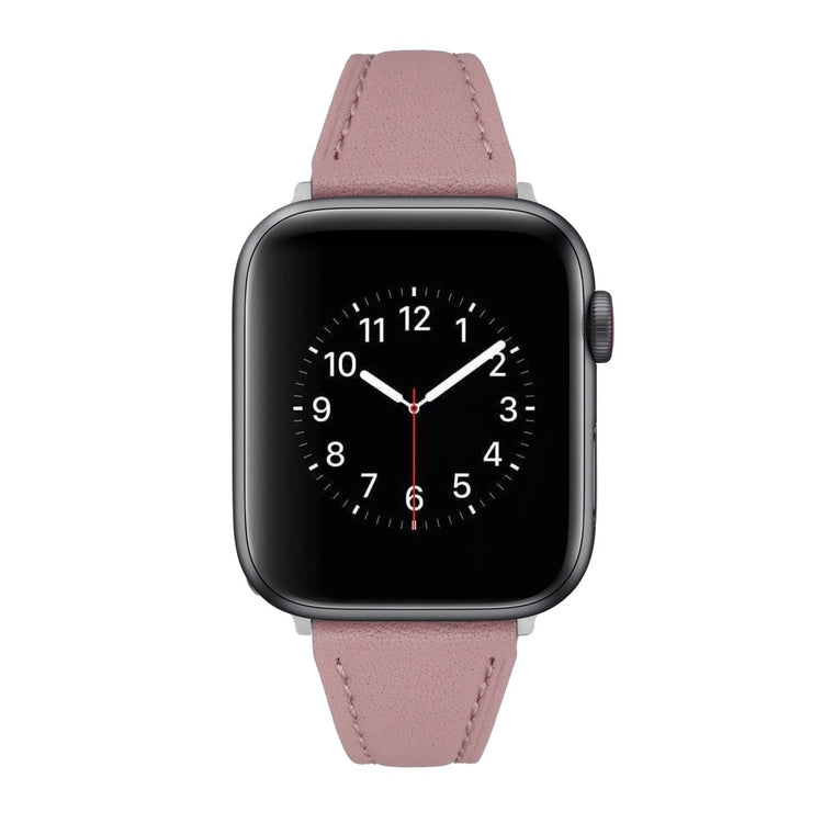 Flot Universal Apple Ægte læder Urrem - Pink#serie_6