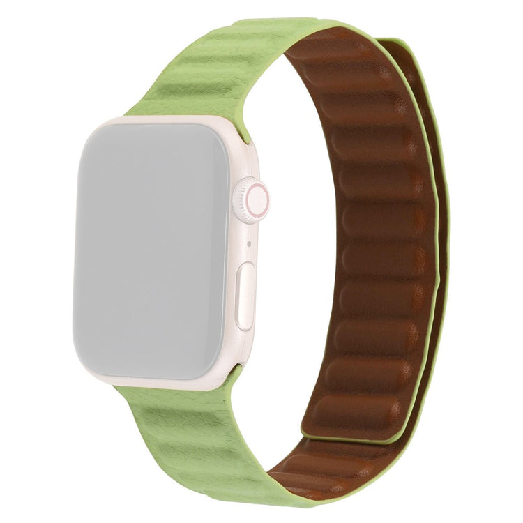 Alle tiders Universal Apple Ægte læder Rem - Grøn#serie_3