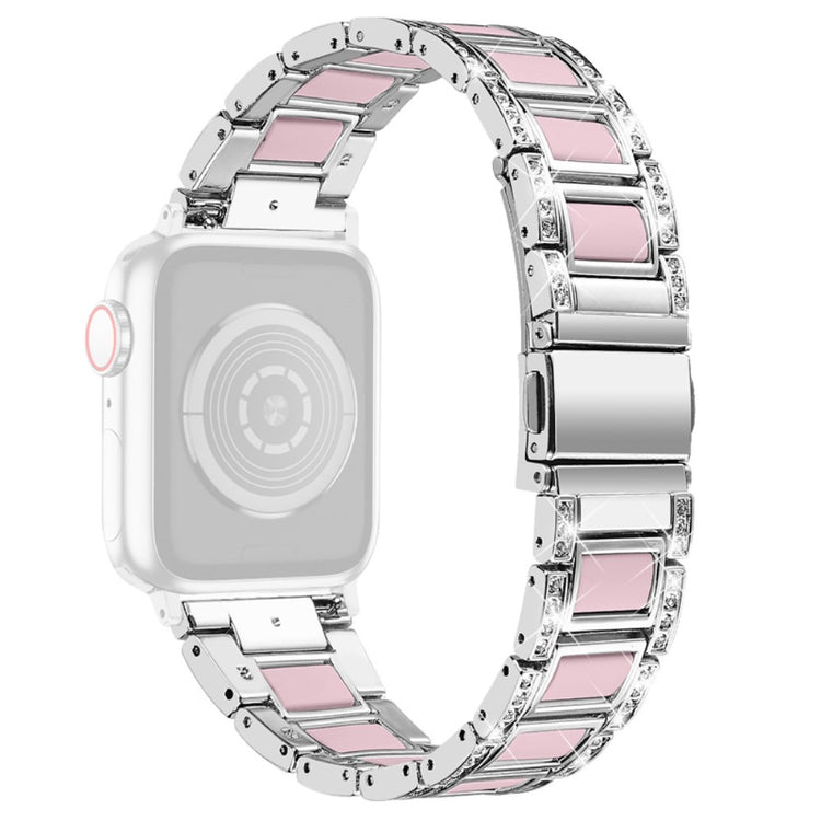 Helt vildt fint Universal Apple Metal og Rhinsten Rem - Pink#serie_3