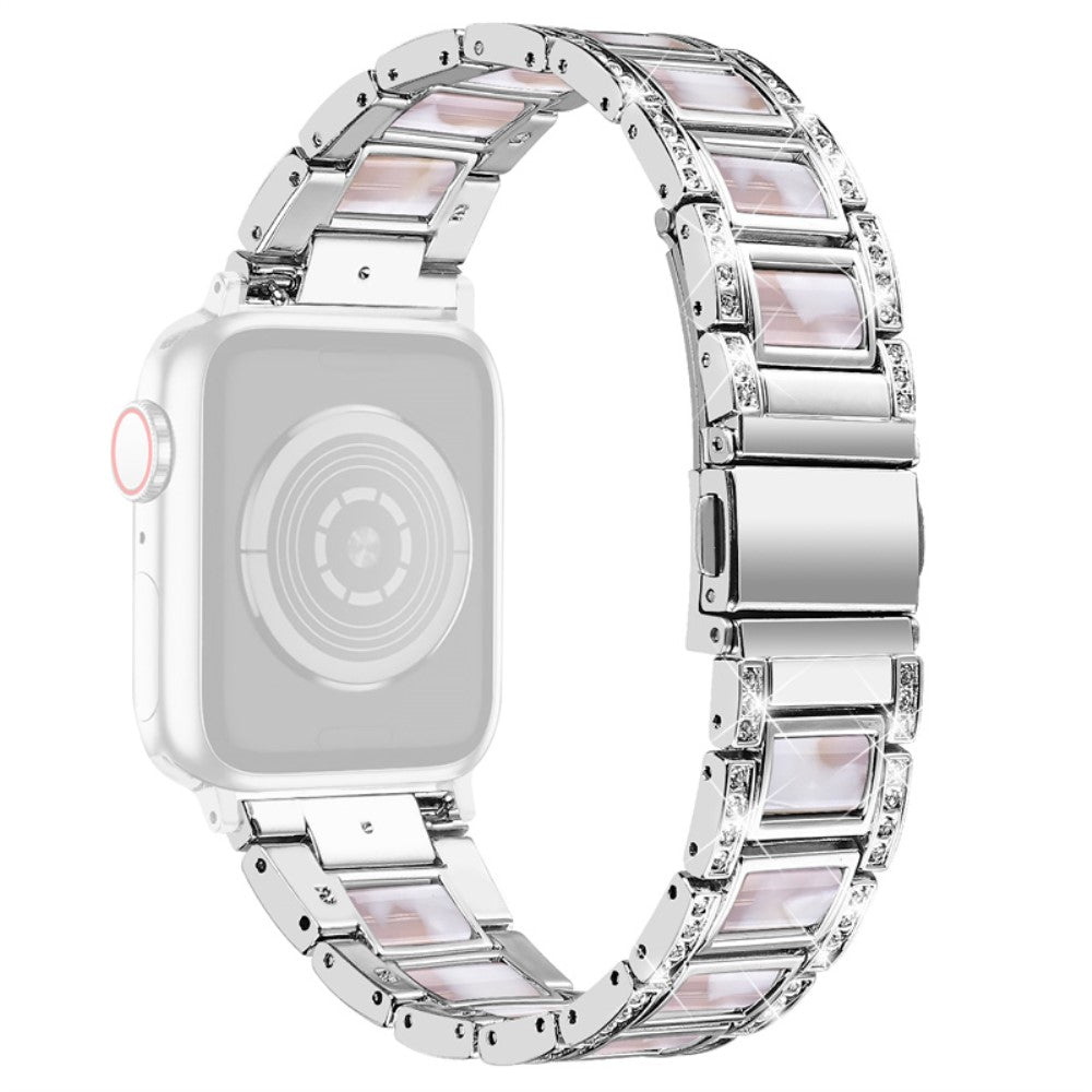 Helt vildt fint Universal Apple Metal og Rhinsten Rem - Pink#serie_4