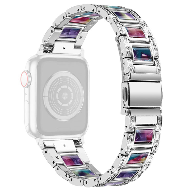 Helt vildt fint Universal Apple Metal og Rhinsten Rem - Flerfarvet#serie_9