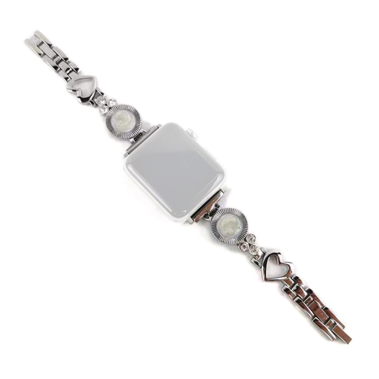 Meget fed Universal Apple Metal og Rhinsten Rem - Sølv#serie_2