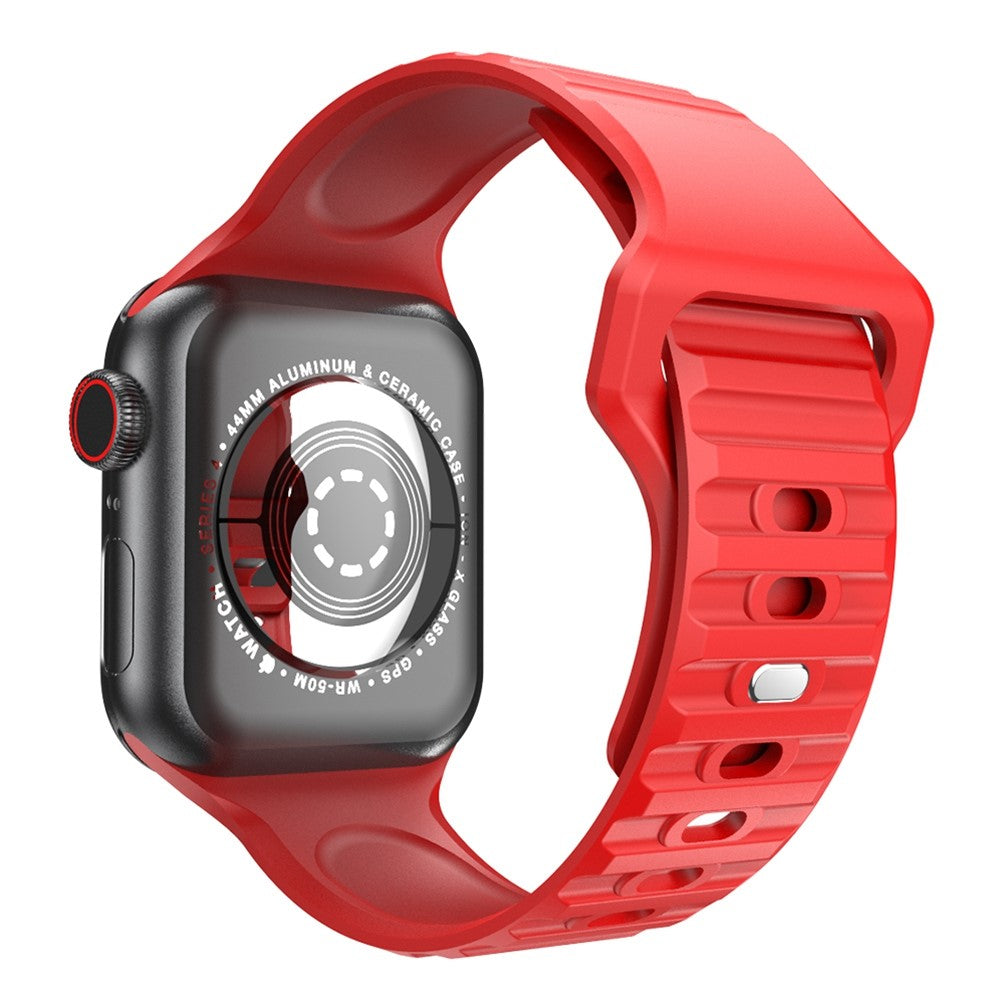 Meget nydelig Universal Apple Silikone Rem - Rød#serie_5