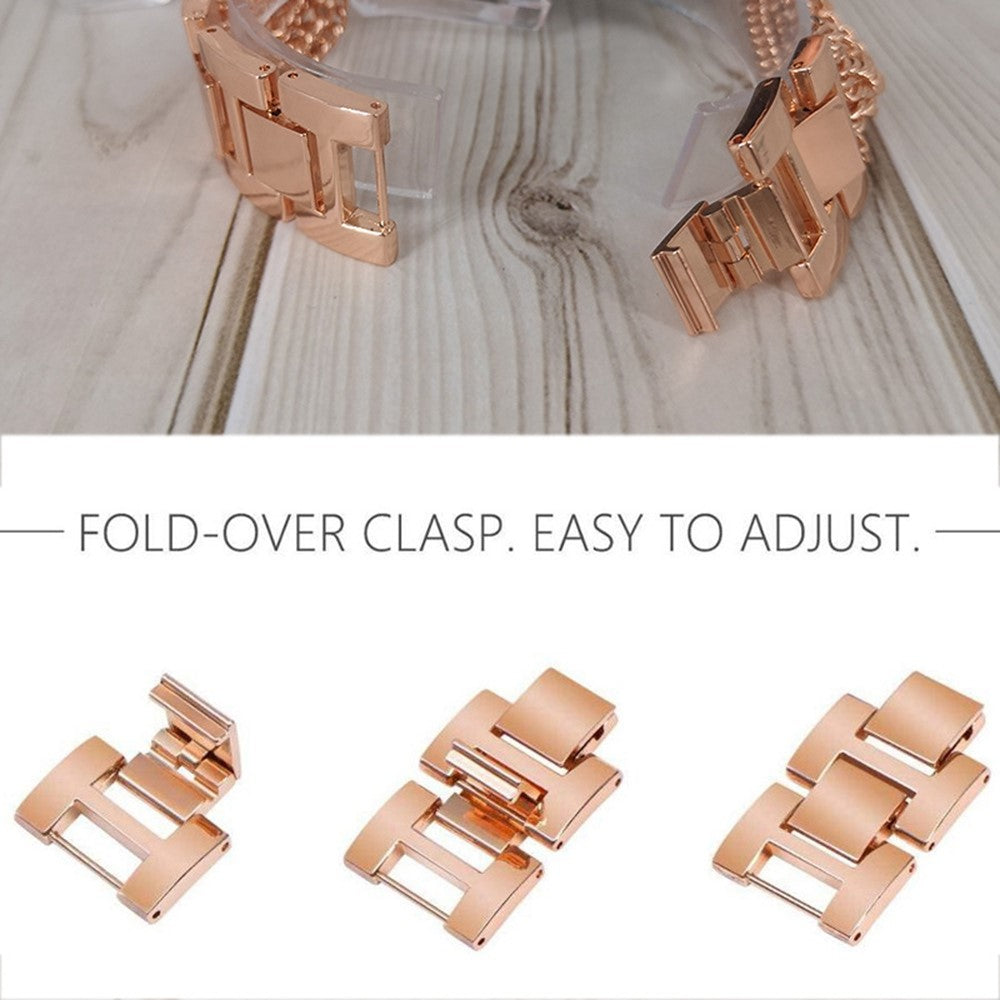 Helt vildt nydelig Universal Apple Metal Urrem - Guld#serie_1