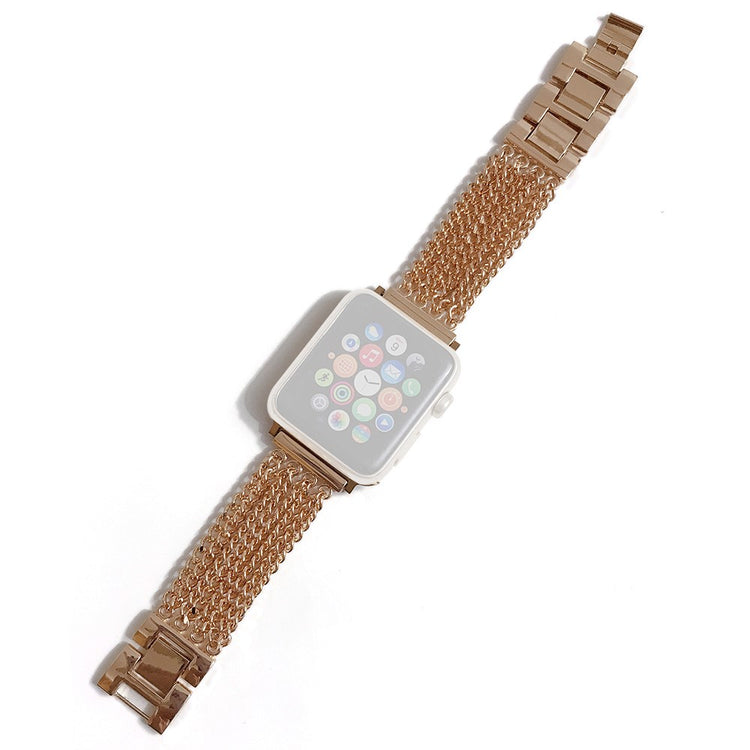 Meget slidstærk Universal Apple Metal Rem - Guld#serie_1