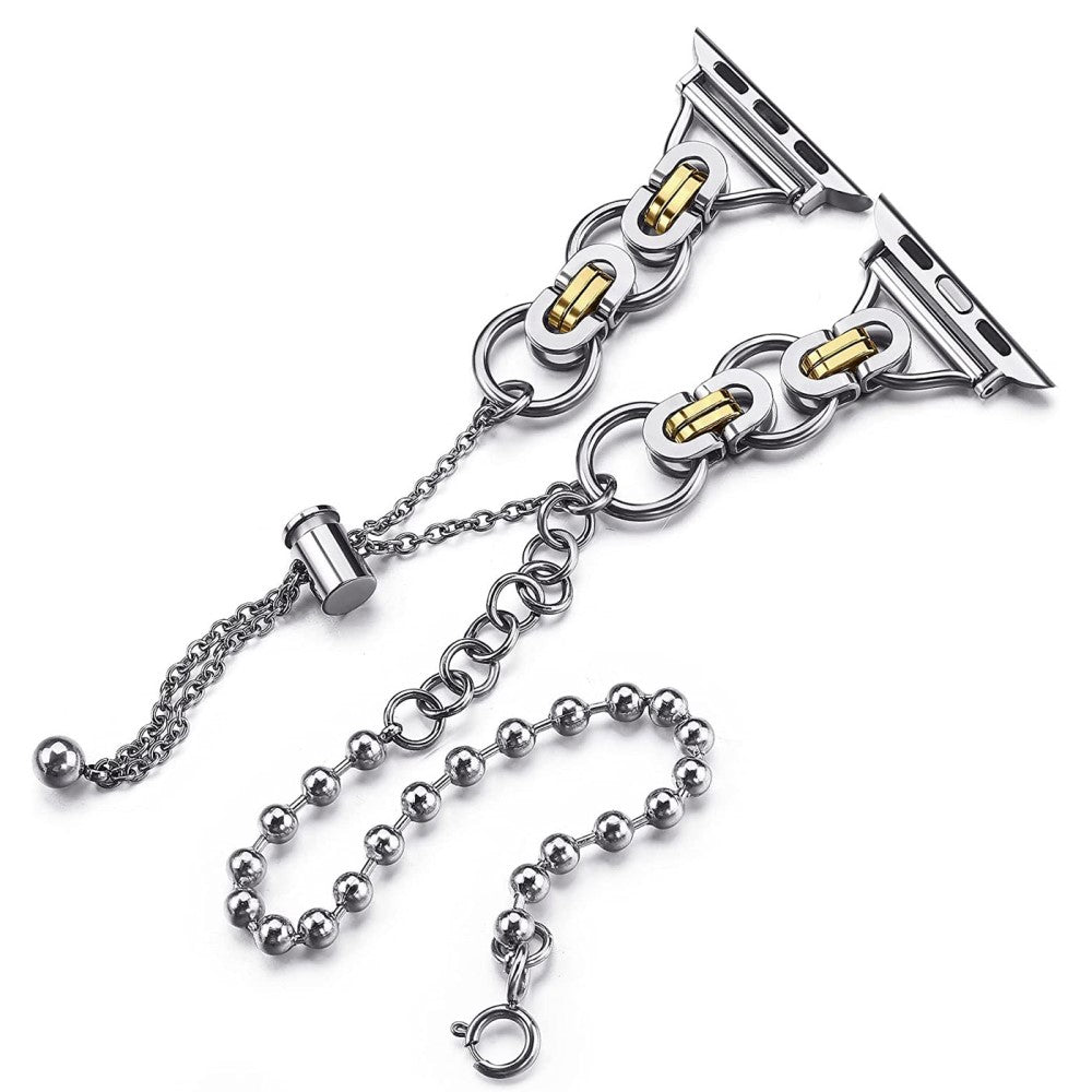 Meget holdbart Universal Apple Metal Urrem - Sølv#serie_2