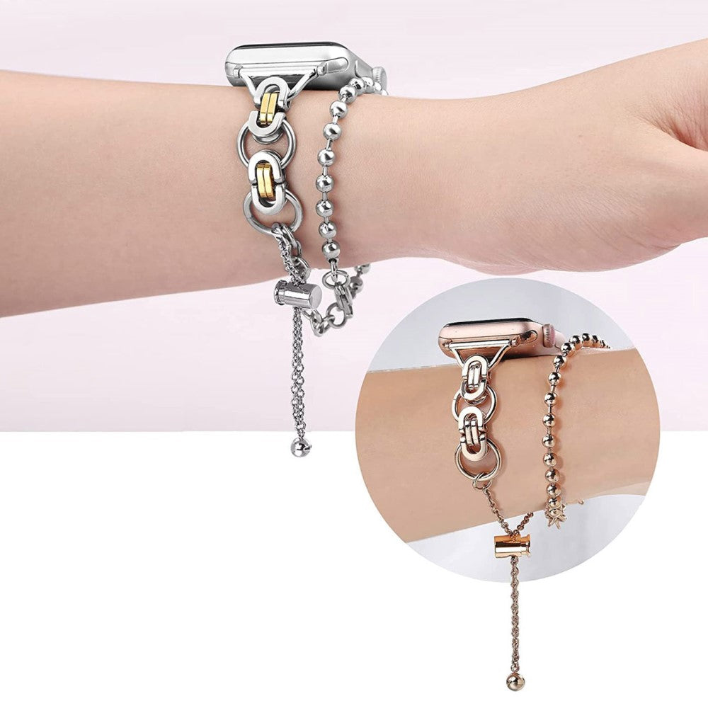 Meget holdbart Universal Apple Metal Urrem - Pink#serie_5