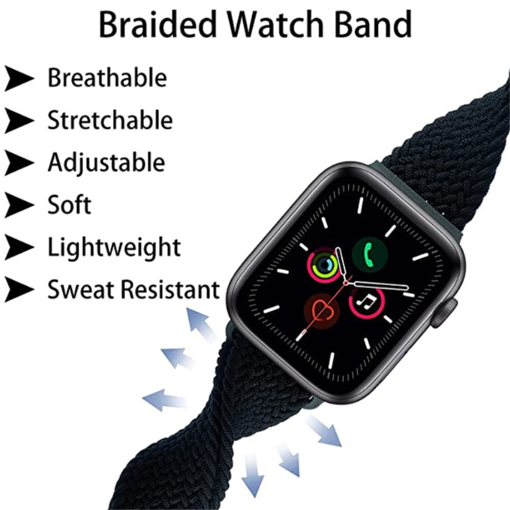 Stilren Universal Apple Nylon Rem - Sort#serie_1