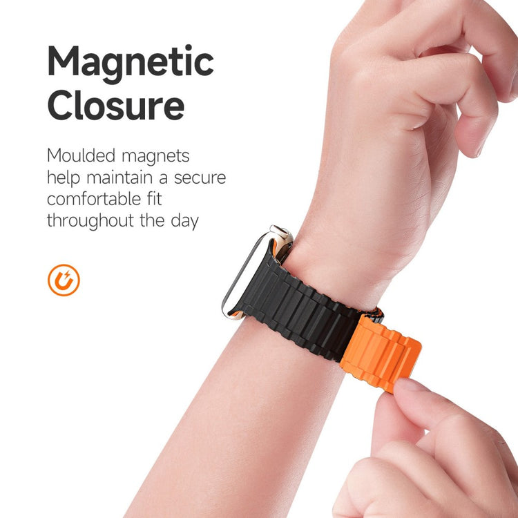 Tidsløst Universal Apple Silikone Rem - Orange#serie_1