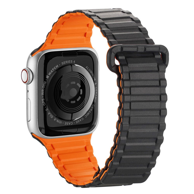 Tidsløst Universal Apple Silikone Rem - Orange#serie_1