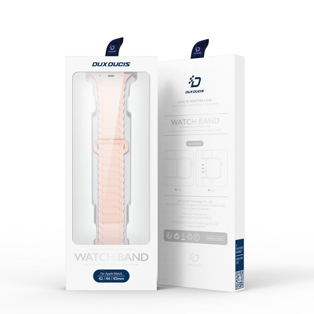 Tidsløst Universal Apple Silikone Rem - Pink#serie_2