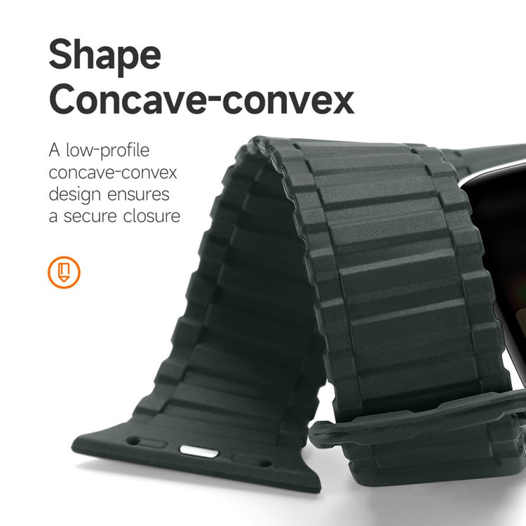 Tidsløst Universal Apple Silikone Rem - Grøn#serie_3