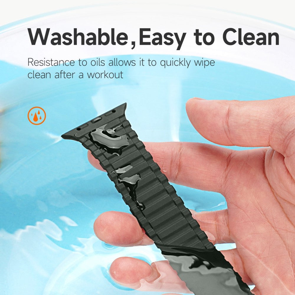 Tidsløst Universal Apple Silikone Rem - Grøn#serie_3