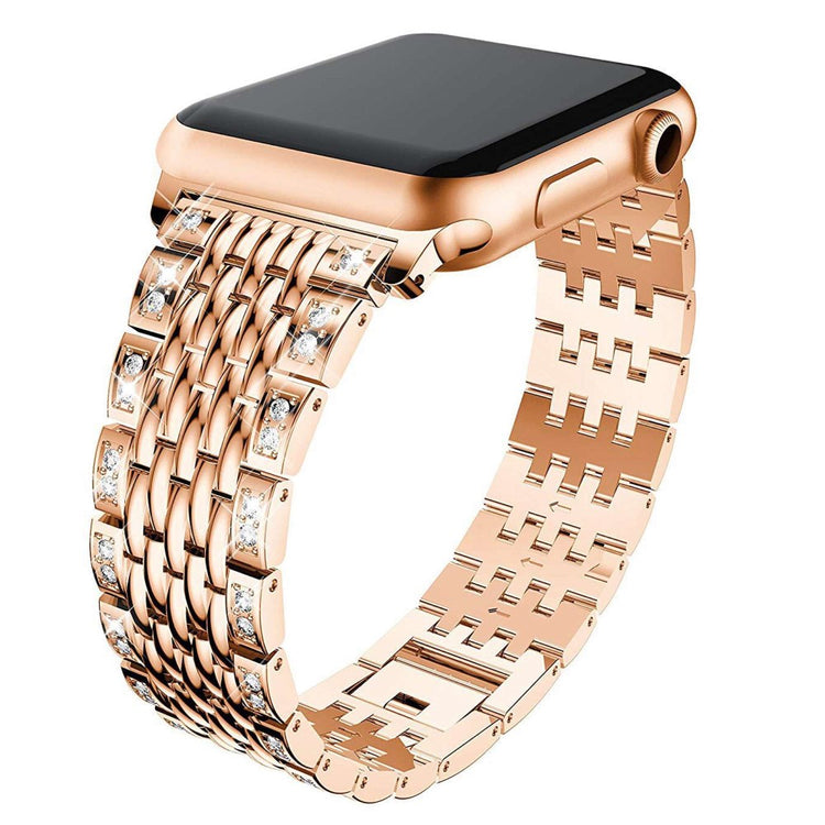 Vildt kønt Universal Apple Metal og Rhinsten Rem - Pink#serie_1