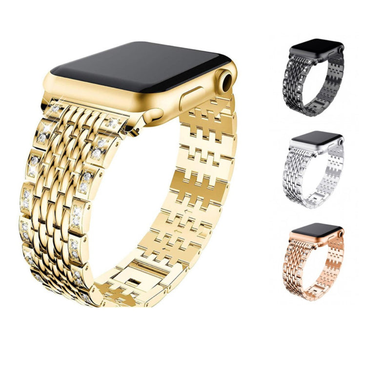 Vildt kønt Universal Apple Metal og Rhinsten Rem - Pink#serie_1