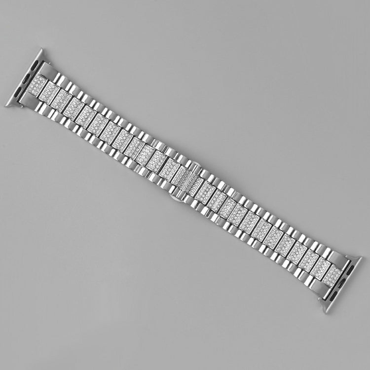 Helt vildt slidstærk Universal Apple Metal og Rhinsten Rem - Sølv#serie_5