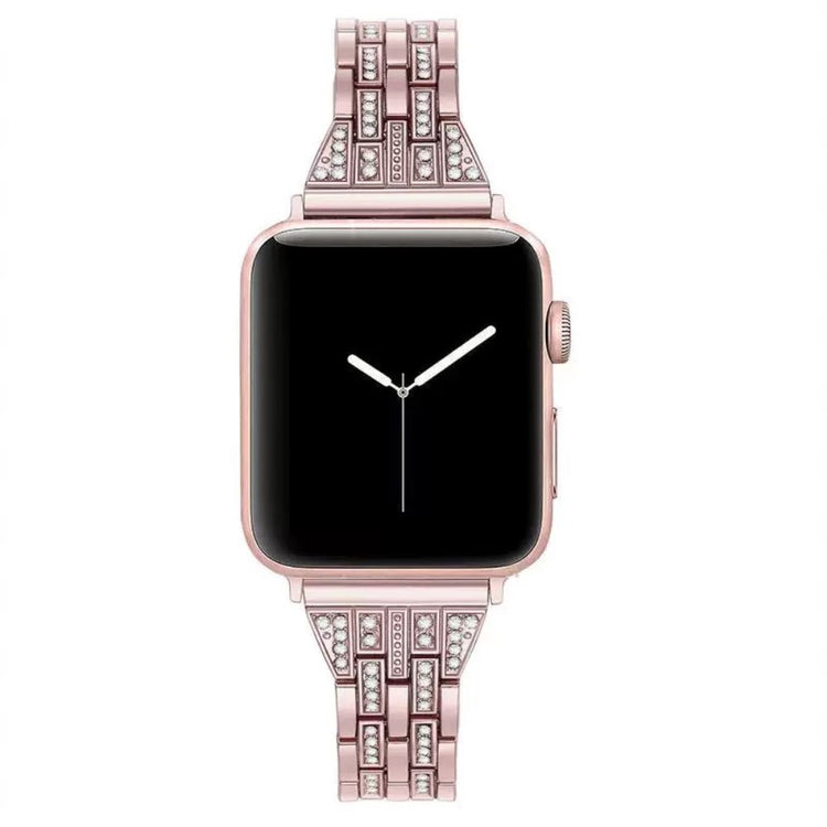 Vildt fantastisk Universal Apple Metal og Rhinsten Rem - Pink#serie_2