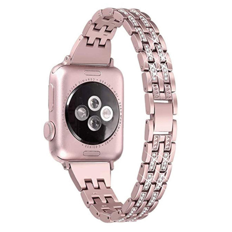 Vildt fantastisk Universal Apple Metal og Rhinsten Rem - Pink#serie_2