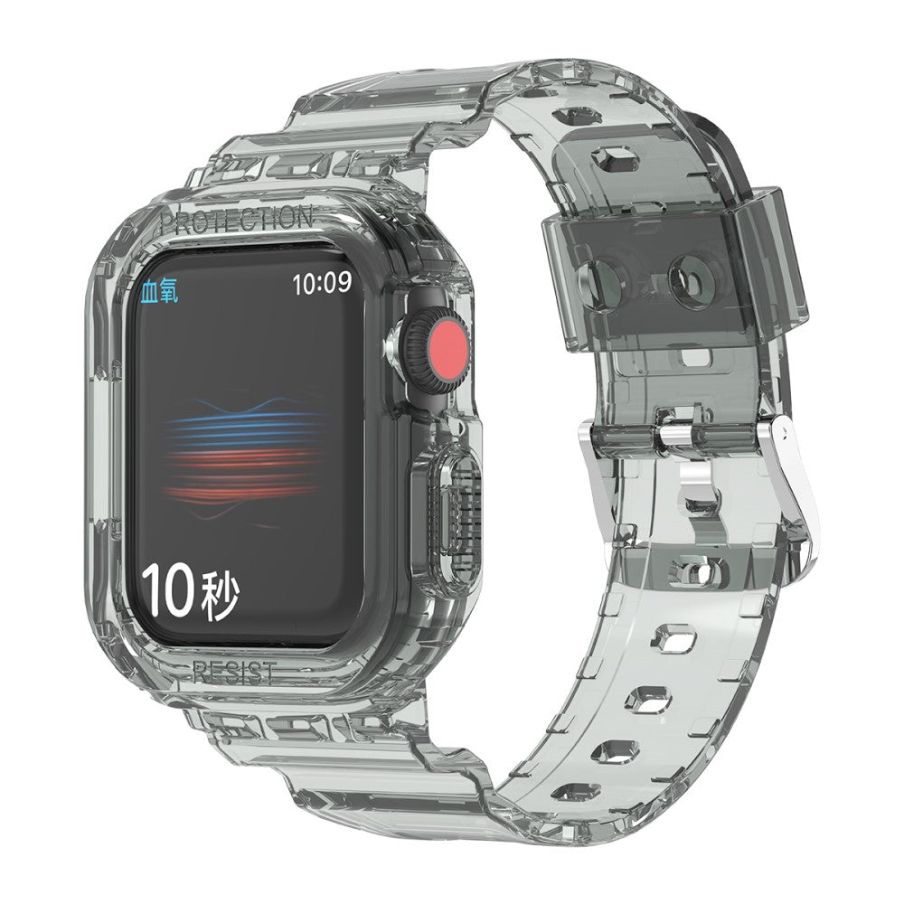 Vildt holdbart Apple Watch Series 7 41mm Silikone Rem - SΓΈlv#serie_1