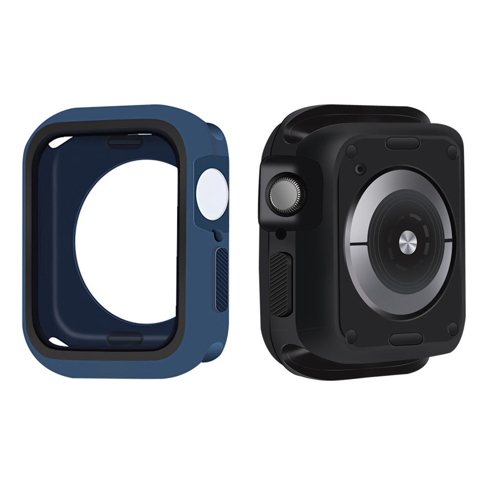 Apple Watch Series 7 45mm  Silikone Bumper  - Blå#serie_10