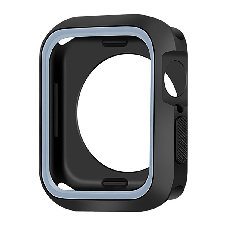 Apple Watch Series 7 45mm  Silikone Bumper  - Sølv#serie_3