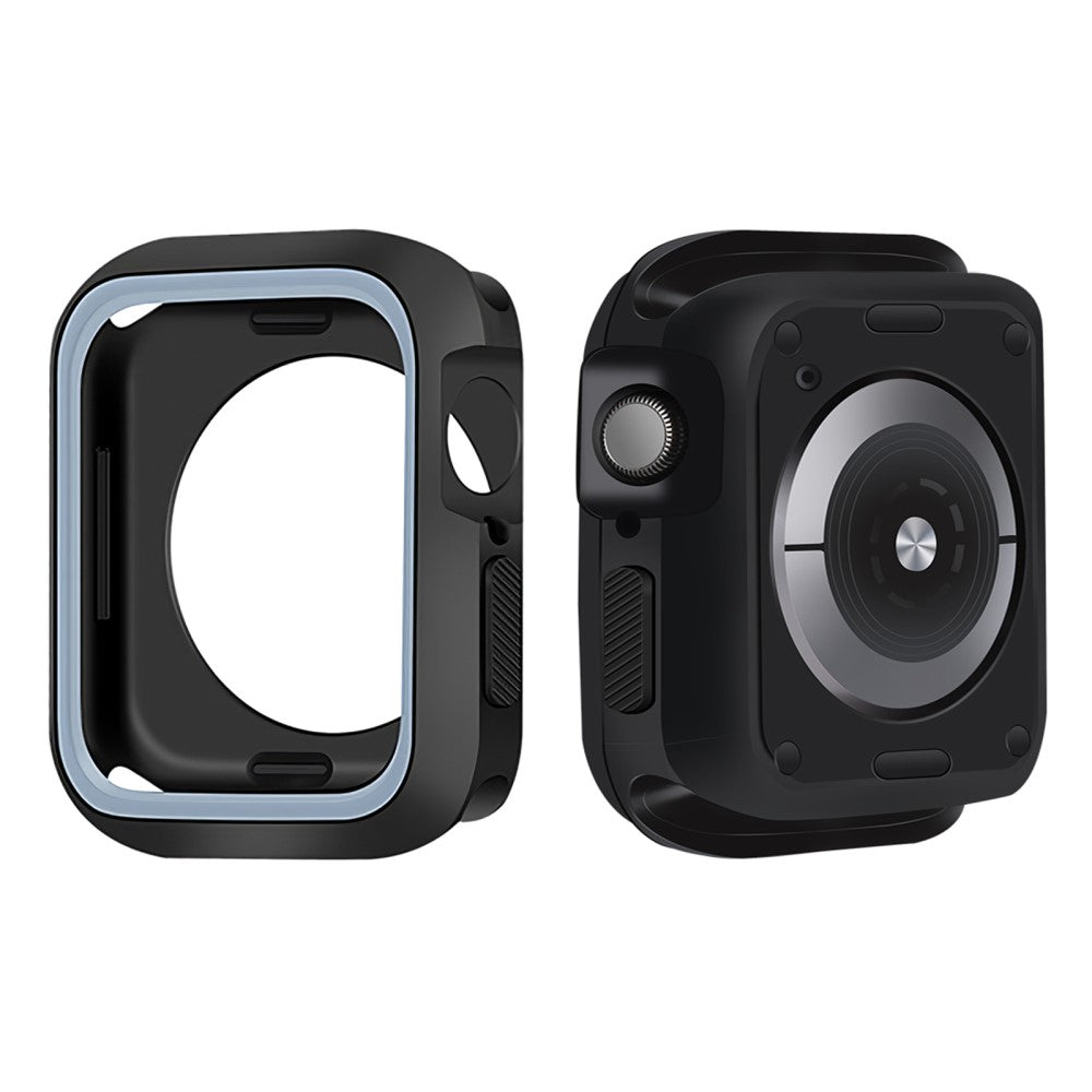 Apple Watch Series 7 45mm  Silikone Bumper  - Sølv#serie_3