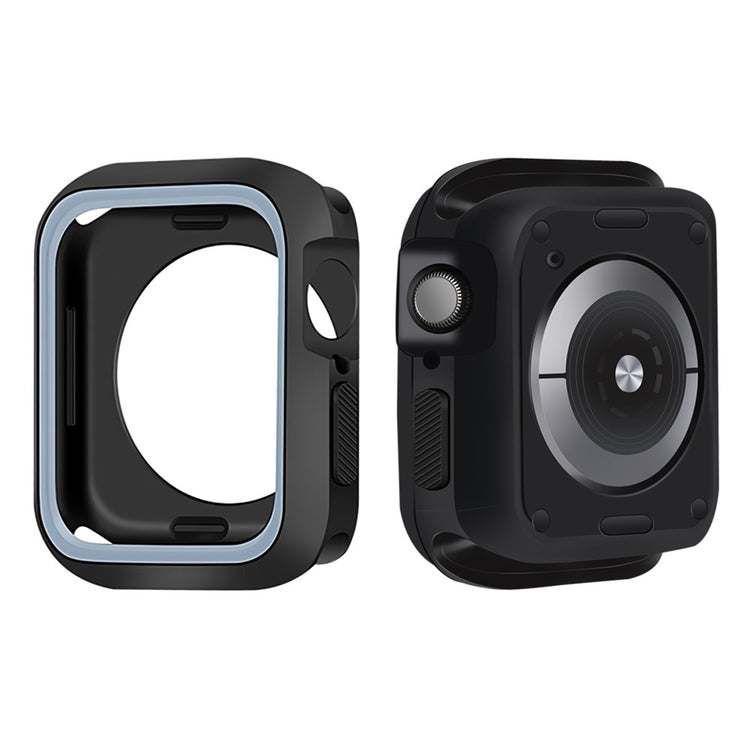 Apple Watch Series 7 45mm  Silikone Bumper  - Sølv#serie_3