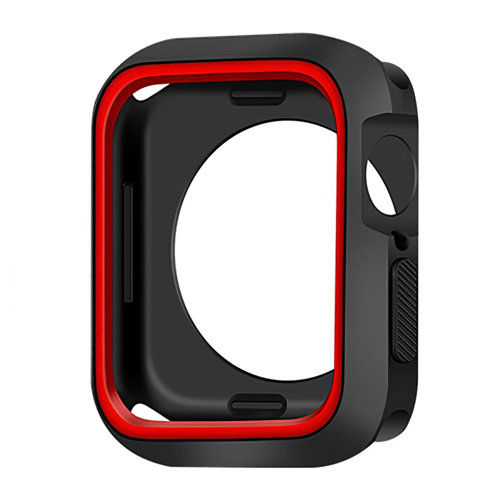 Apple Watch Series 7 45mm  Silikone Bumper  - Rød#serie_4