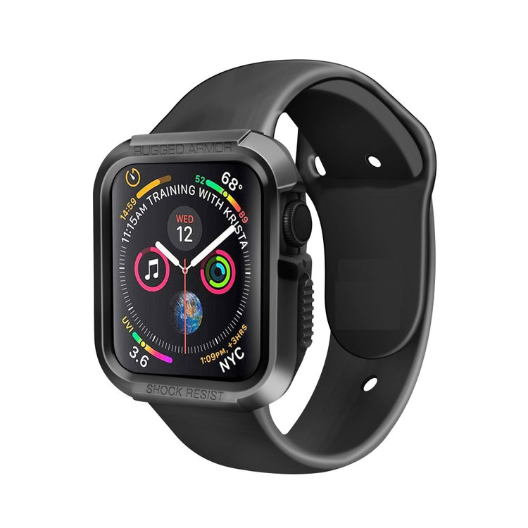 Apple Watch Series 7 45mm  Silikone Bumper  - Sort#serie_3