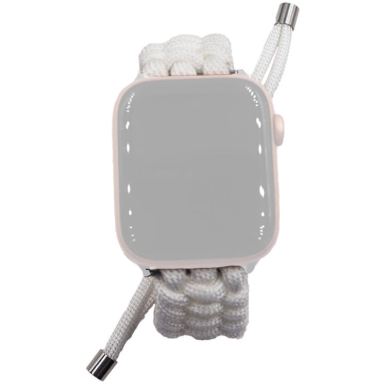 Rigtigt cool Apple Watch Series 7 45mm Nylon Rem - Hvid#serie_2
