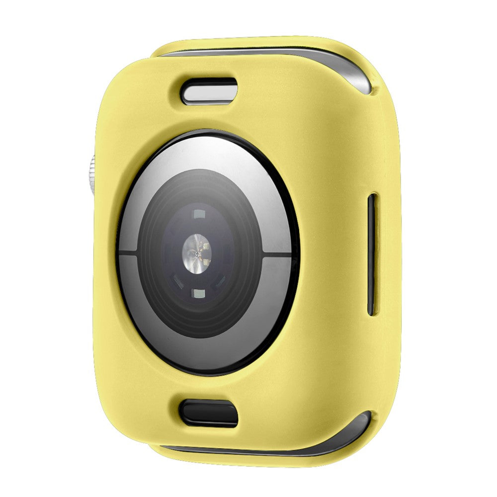 Apple Watch Series 7 45mm  Silikone Bumper  - Gul#serie_12