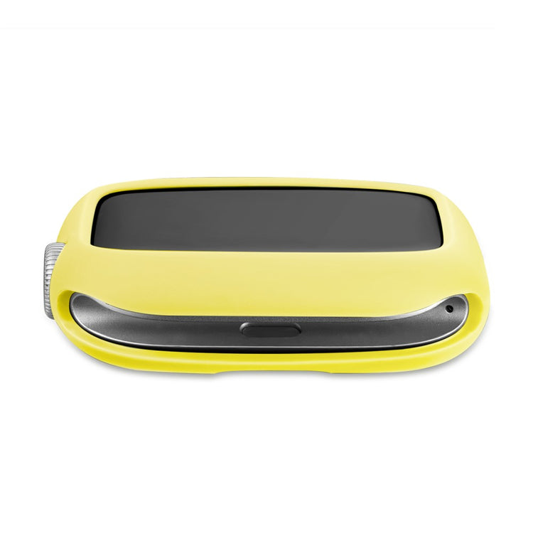 Apple Watch Series 7 45mm  Silikone Bumper  - Gul#serie_12