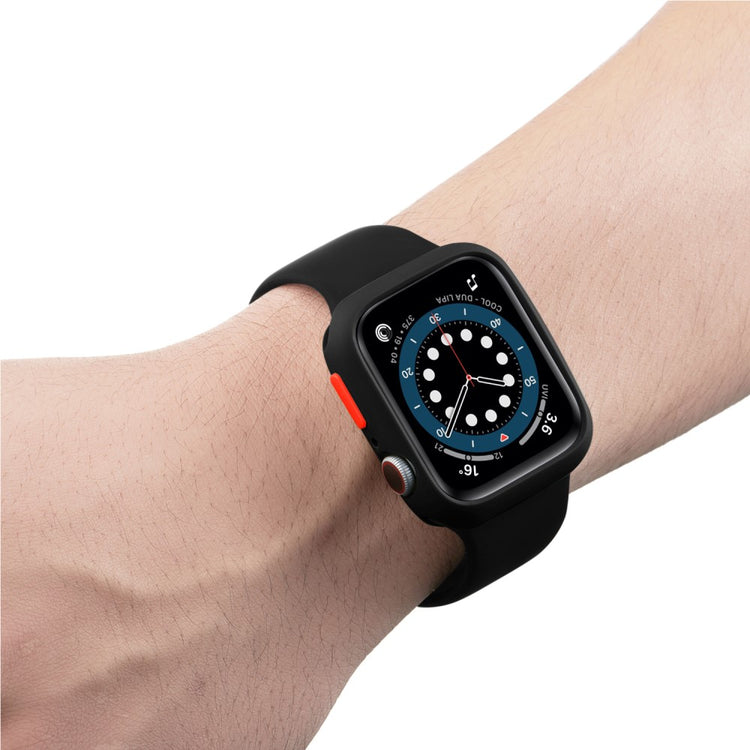 Apple Watch Series 7 45mm  Silikone Bumper  - Sort#serie_2