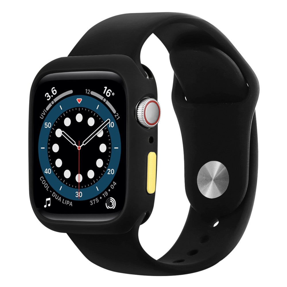 Apple Watch Series 7 45mm  Silikone Bumper  - Sort#serie_3
