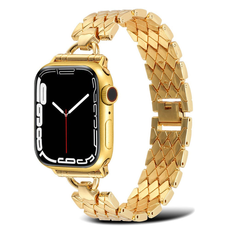 Stilren Apple Watch Series 7 45mm Metal Urrem - Guld#serie_4