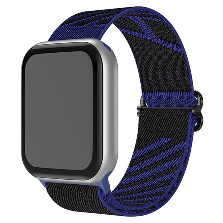 Helt vildt nydelig Apple Watch Series 7 45mm Stof Urrem - Blå#serie_5