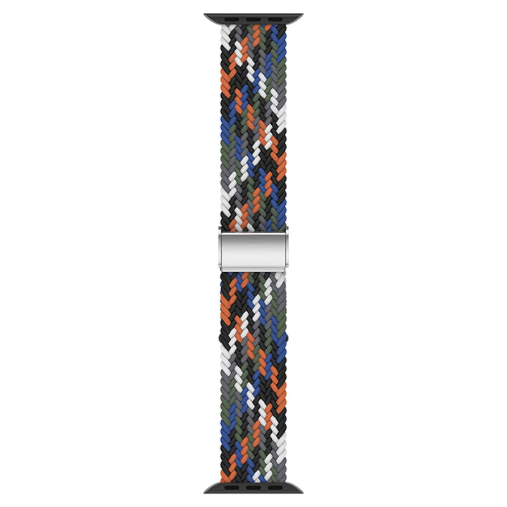 Rigtigt hårdfør Apple Watch Series 7 45mm Stof Urrem - Blå#serie_10