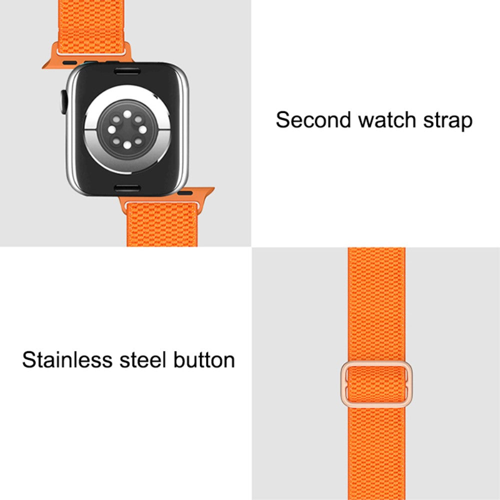 Vildt fantastisk Apple Watch Series 7 45mm Stof Urrem - Blå#serie_9