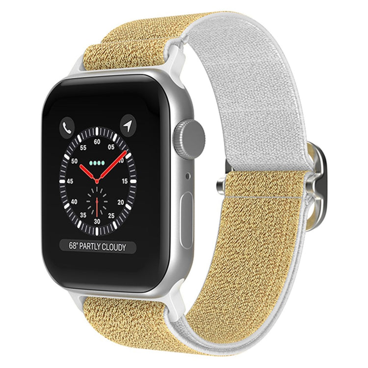 Mega fint Apple Watch Series 7 45mm Stof Urrem - Guld#serie_7