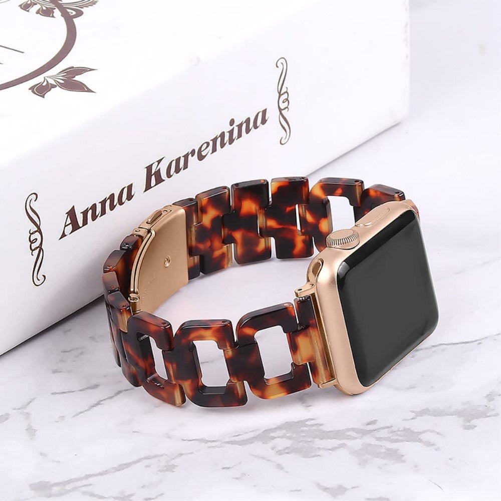 Elegant Apple Watch Series 7 45mm  Urrem - Brun#serie_2