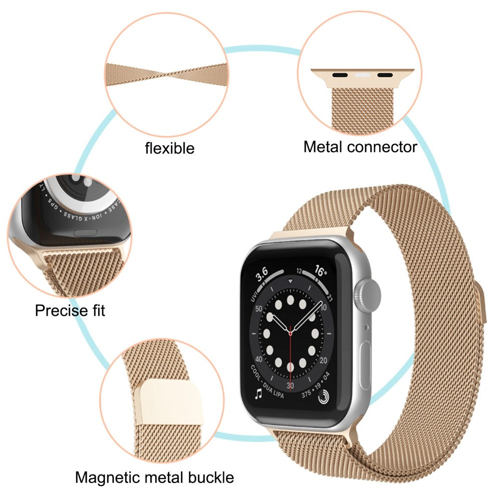 Helt vildt smuk Apple Watch Series 7 45mm Metal Urrem - Flerfarvet#serie_4