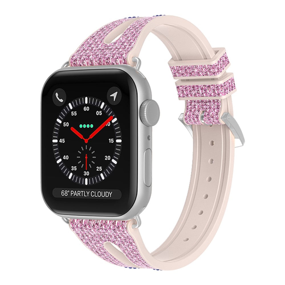 Super godt Universal Apple Silikone Urrem - Pink#serie_1