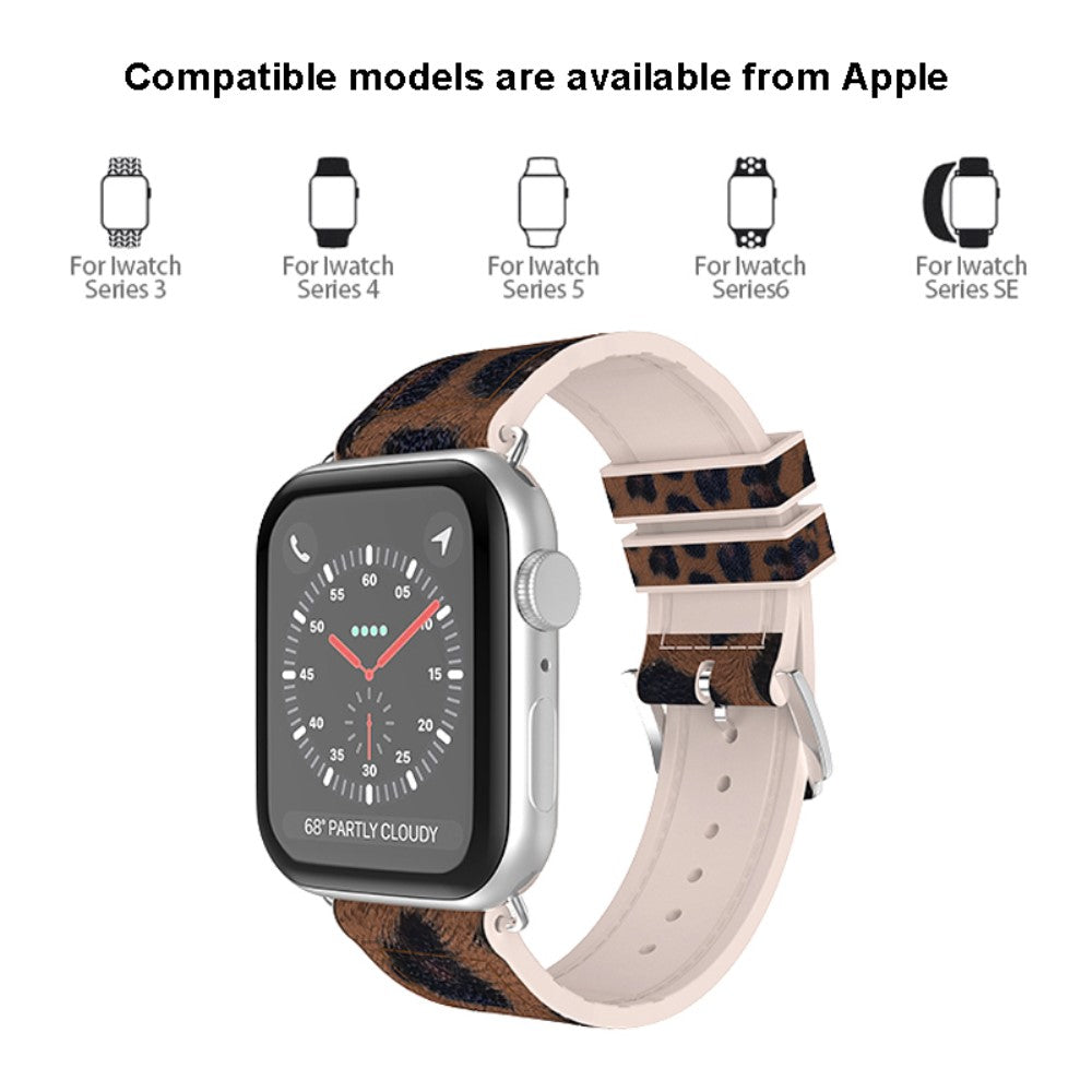 Vildt holdbart Universal Apple Silikone Urrem - Hvid#serie_4