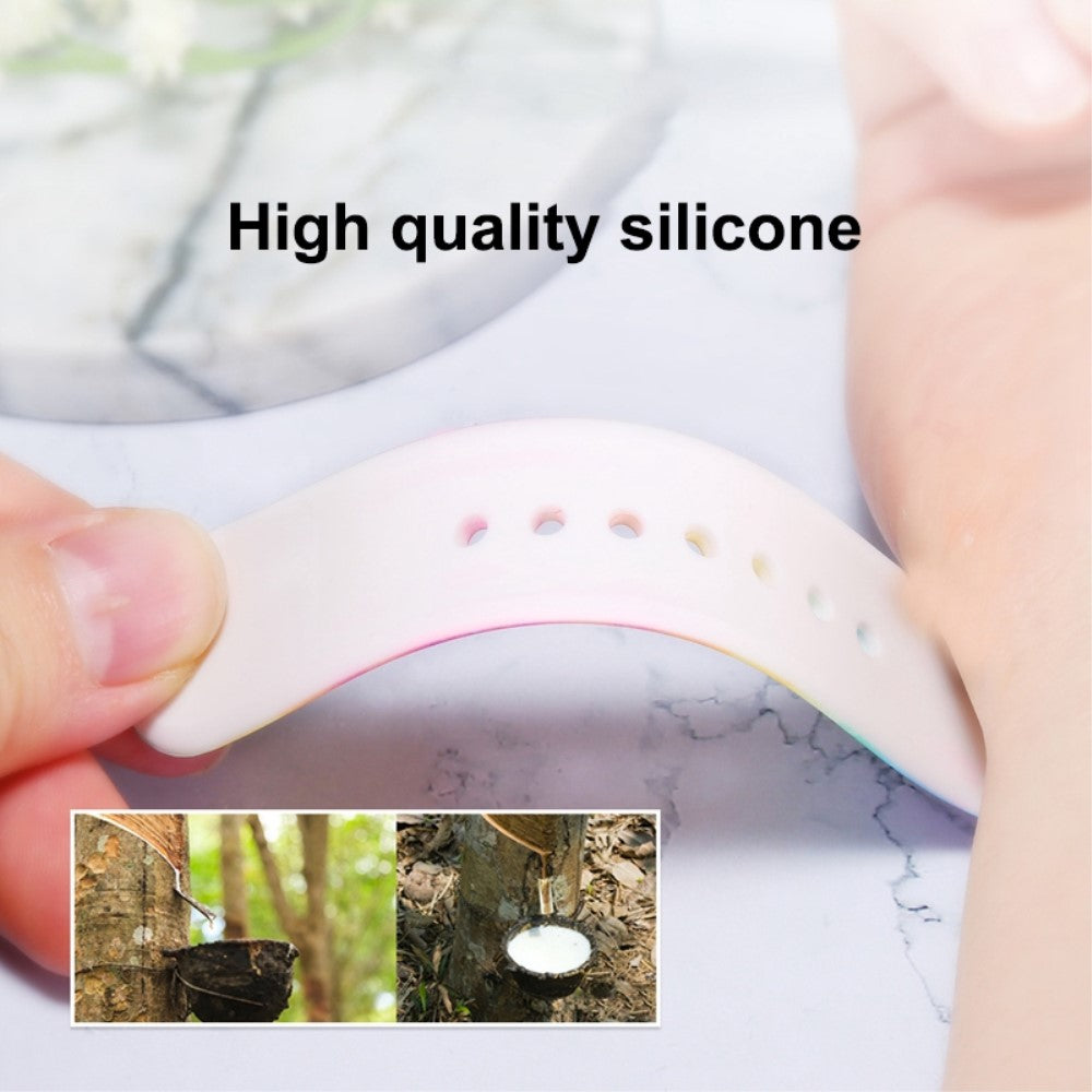 Mega slidstærk Universal Apple Silikone Urrem - Flerfarvet#serie_11